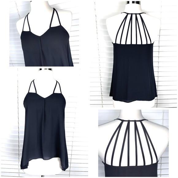 Maurices Tops - 🛍️$5 Bundled |•MAURICES•| Pretty Strappy Charcoal Grey Tank Top
